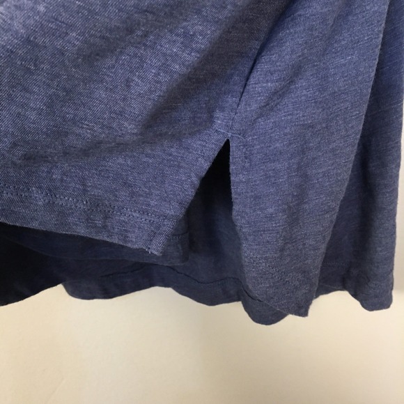 Coldwater Creek Blue Embroidered V Neck T Shirt Top 1X - Picture 3 of 7